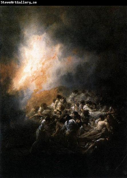 Francisco de Goya Fire at Night